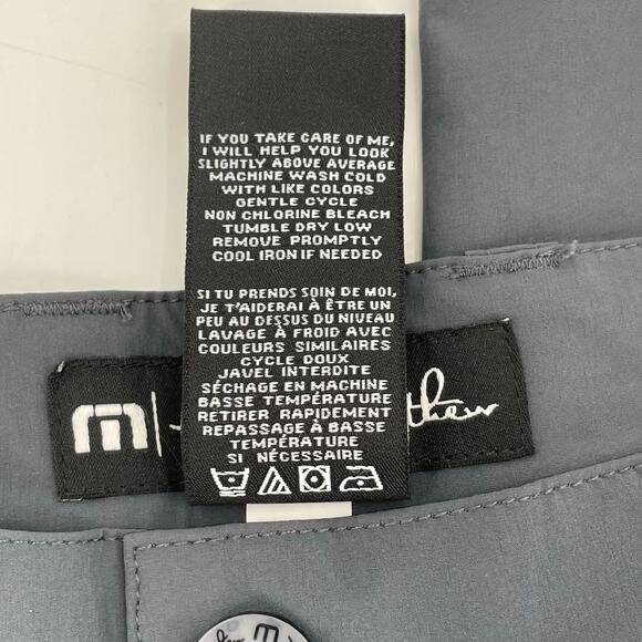 NWT Travis Matthew Majestic X Players Pants, Gray, Sz. 32 Outdoor Golf Preppy - Picture 5 of 9
